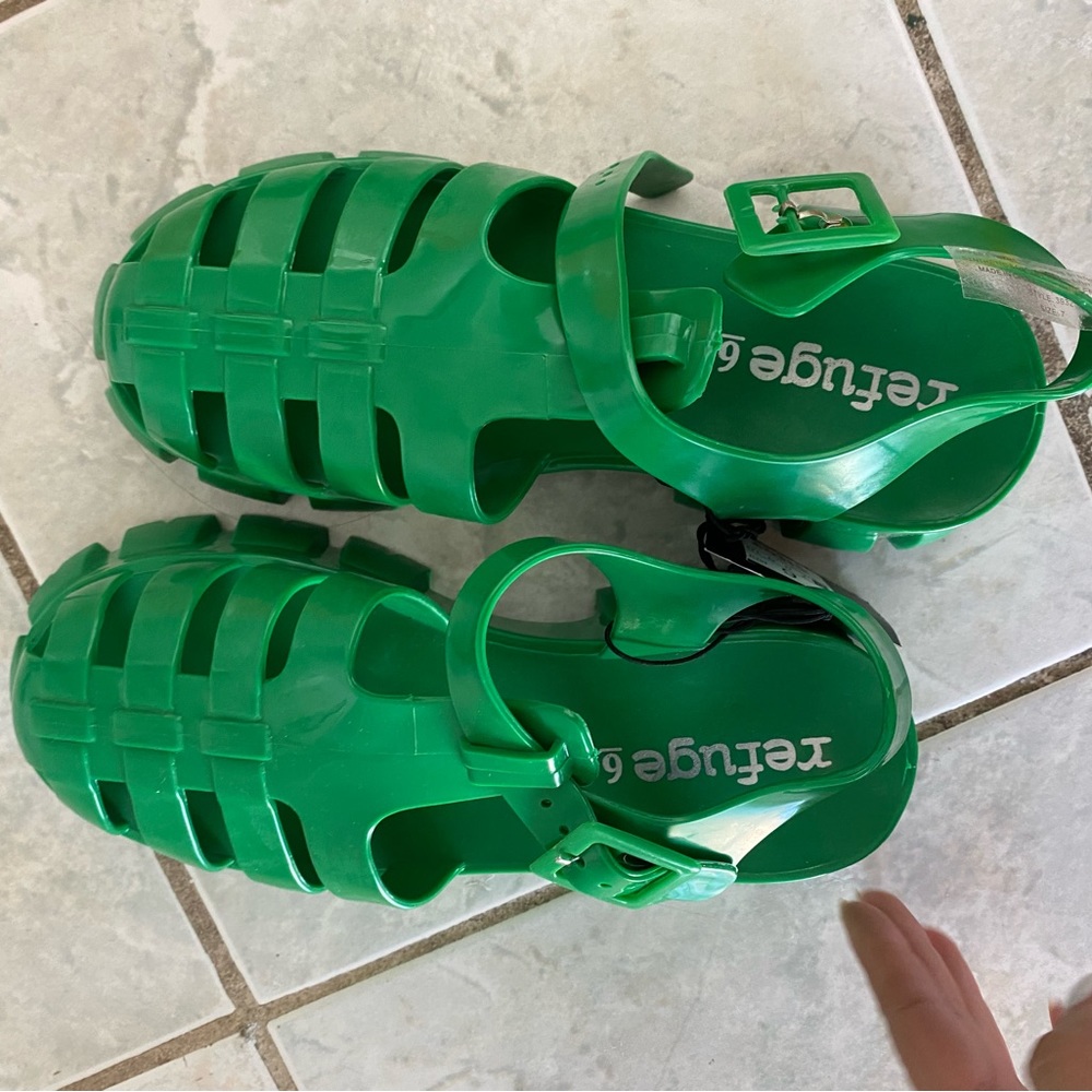 🛍️NEW GREEN PLATFORM SHOES SUPER COMFY AND TRENDY